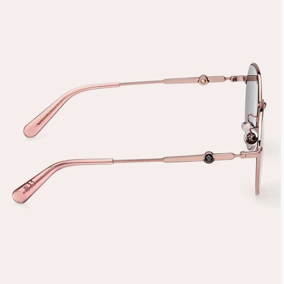 MONCLER PINK/BROWN GRADIENT ROUND SUNGLASSES ML 0236-K - Picture 7 of 7